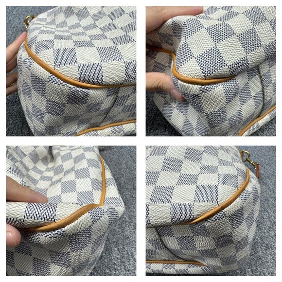 Louis Vuitton Evora White Damier Azur Canvas Satchel ccofb850-102525 - Picture 13 of 15